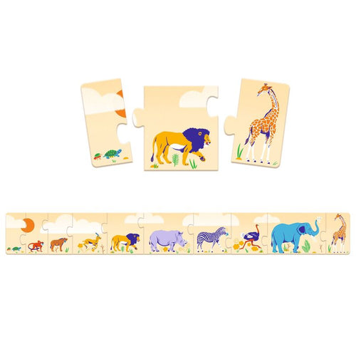 Djeco Small & Big 10pc Puzzle