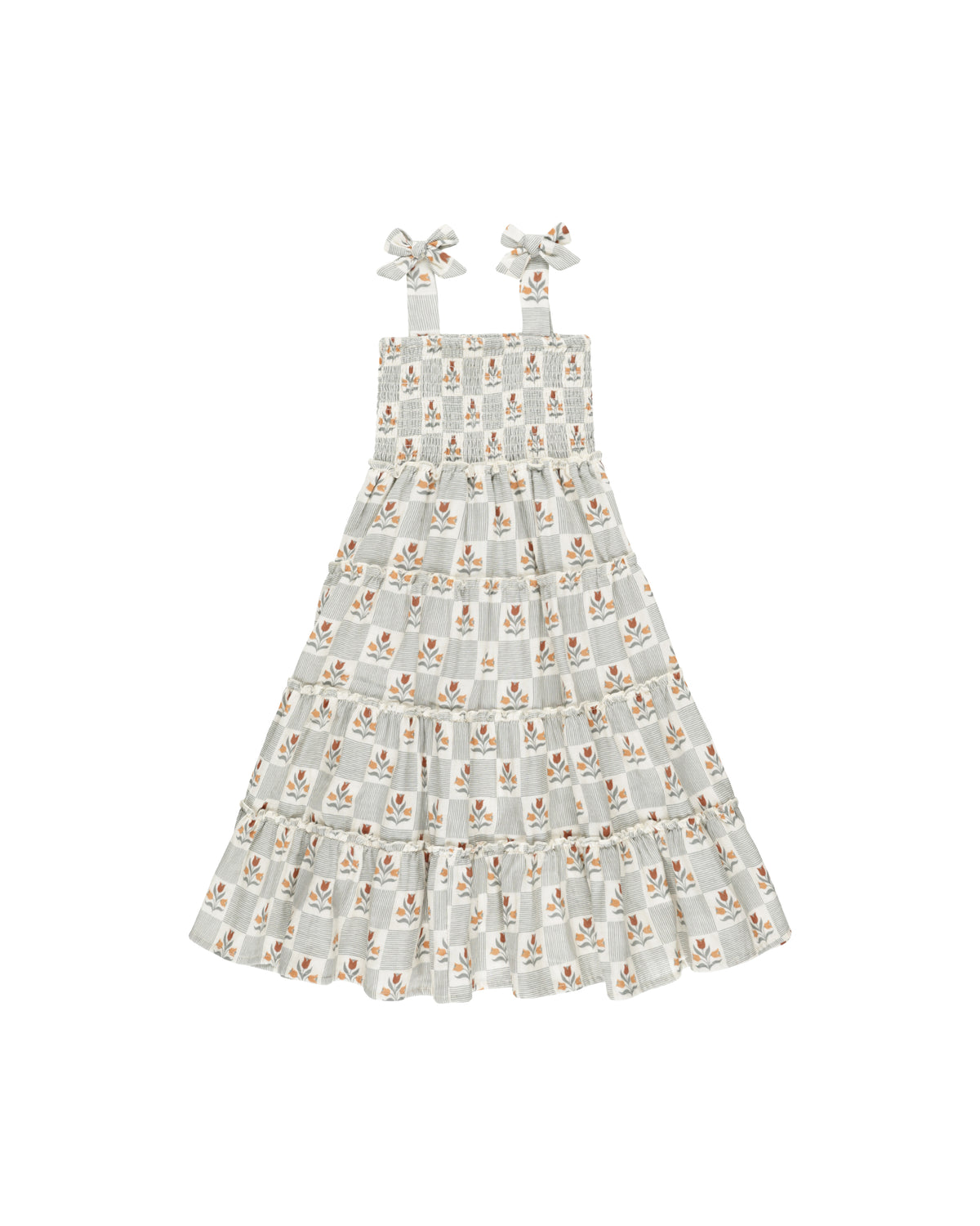 Rylee and Cru Taylor Dress Garden Grid