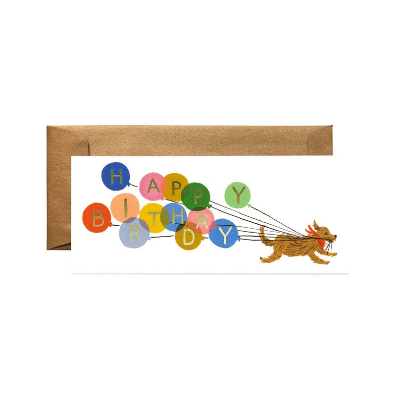 Rifle Paper Greeting Card Balloon Dog Birthday
