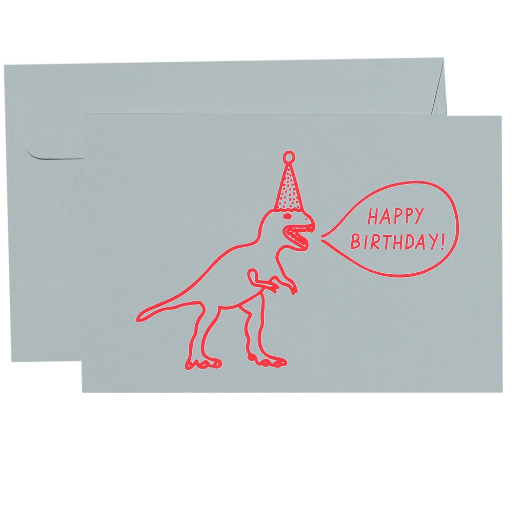 Me and Amber T-Rex Card