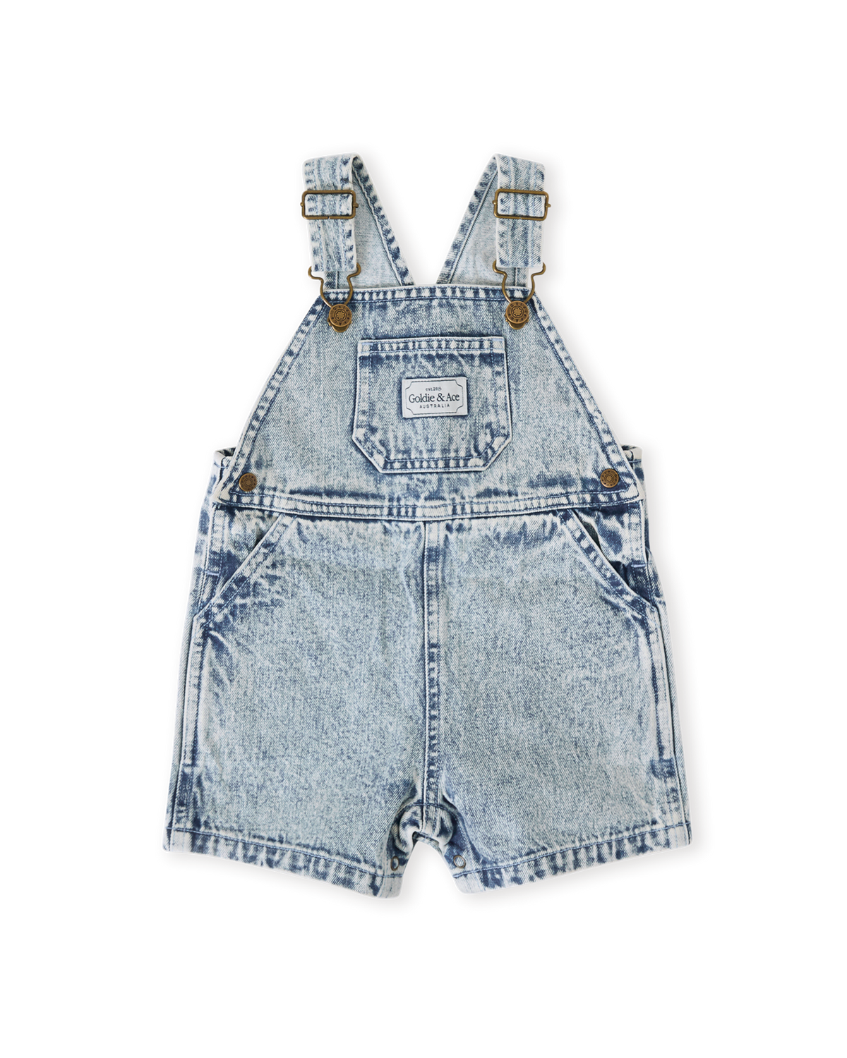 Goldie and Ace Burton Vintage Washed Denim Overalls