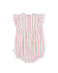 Goldie and Ace Antique Stripe Strawberry Lani Romper