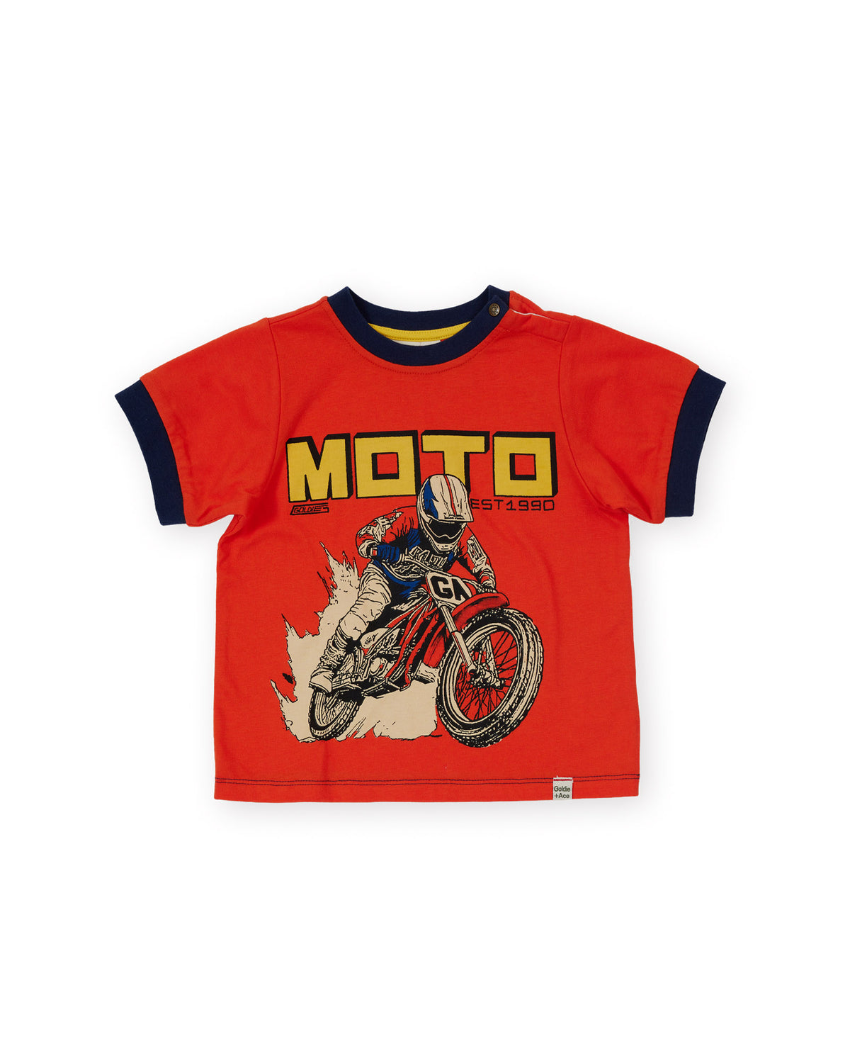 Goldie and Ace MOTO RINGER T-SHIRT
