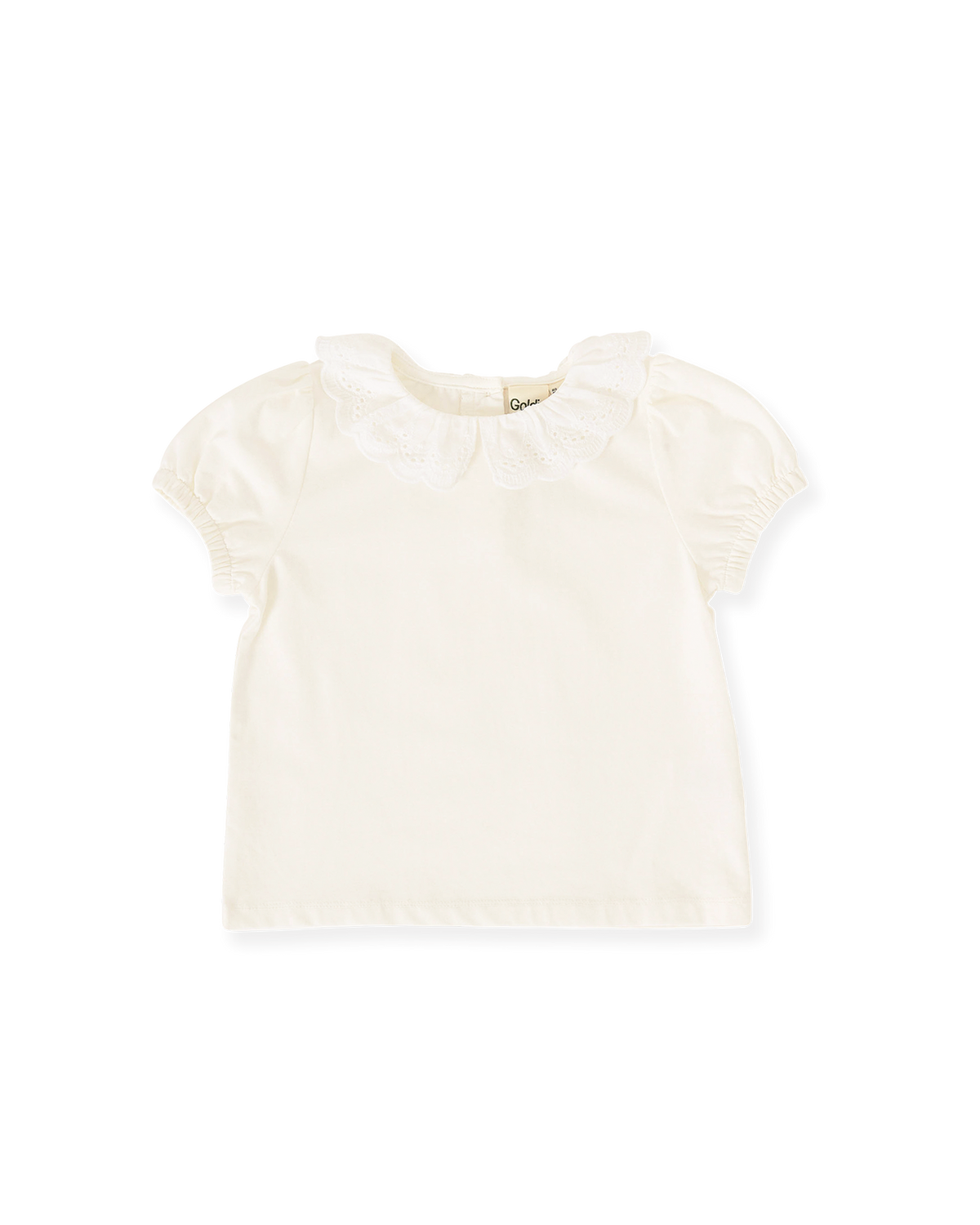 Goldie and Ace Laura Puff Sleeve Collar Top
