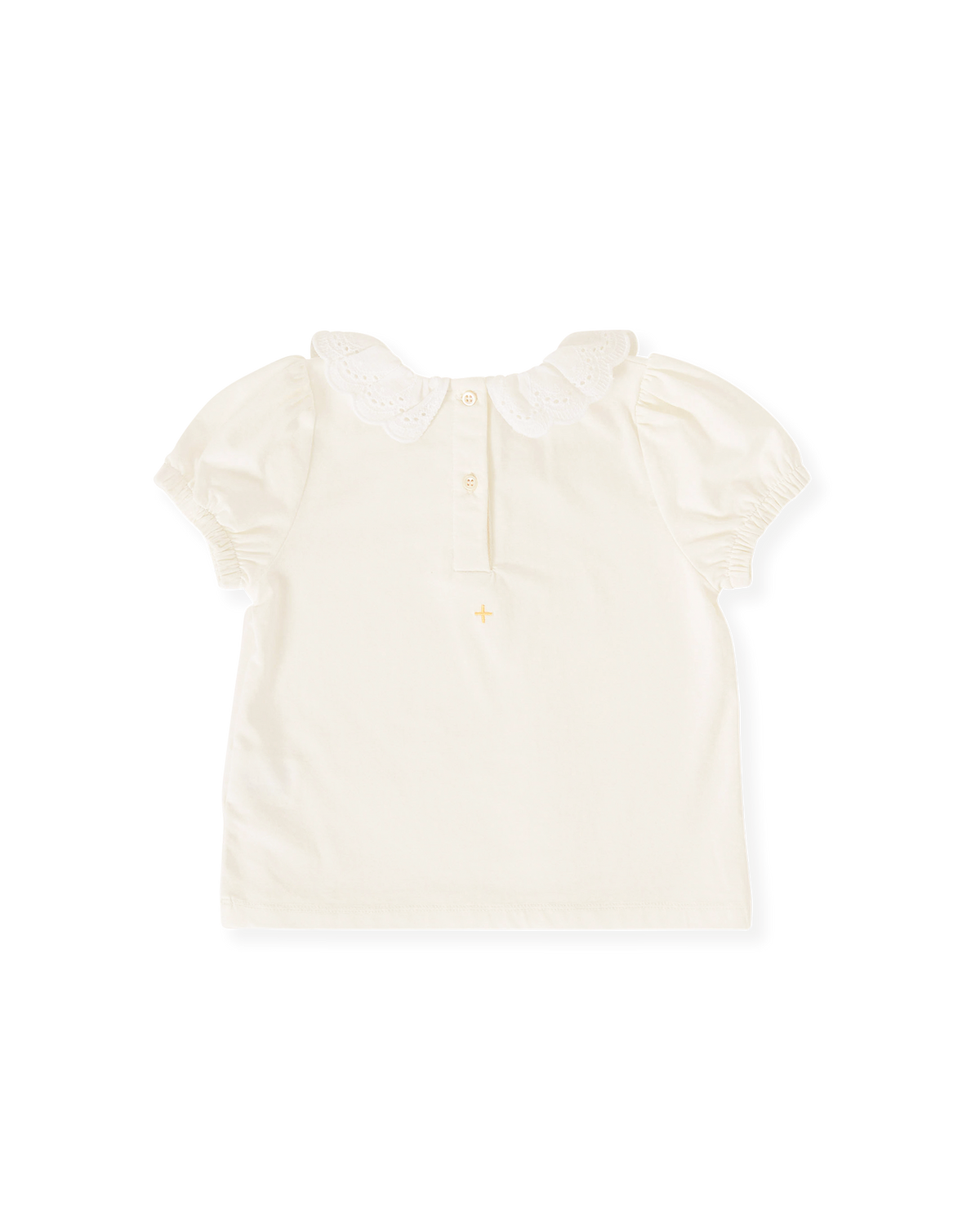 Goldie and Ace Laura Puff Sleeve Collar Top
