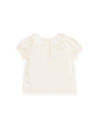 Goldie and Ace Laura Puff Sleeve Collar Top