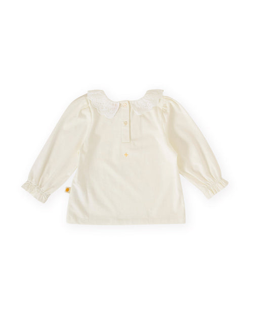 Goldie and Ace LAURA PUFF SLEEVE COLLAR L/S TOP