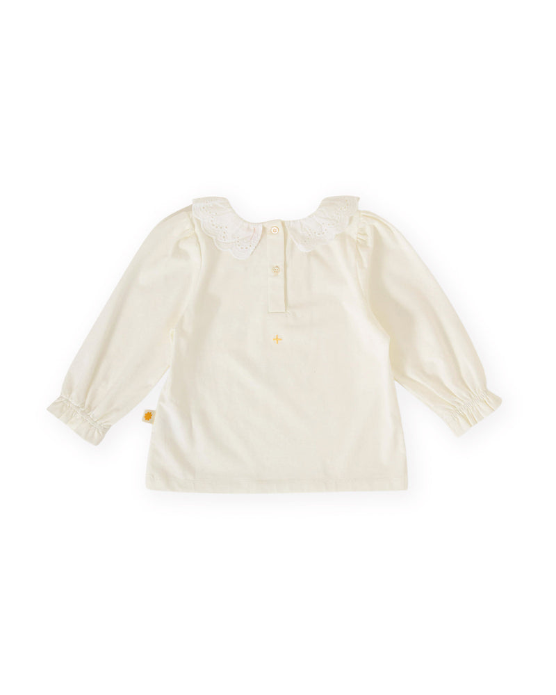 Goldie and Ace LAURA PUFF SLEEVE COLLAR L/S TOP