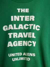 Mini Rodini Travel Agency Sweatshirt Green