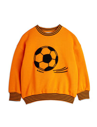 Mini Rodini Football Chenille Sweater Orange