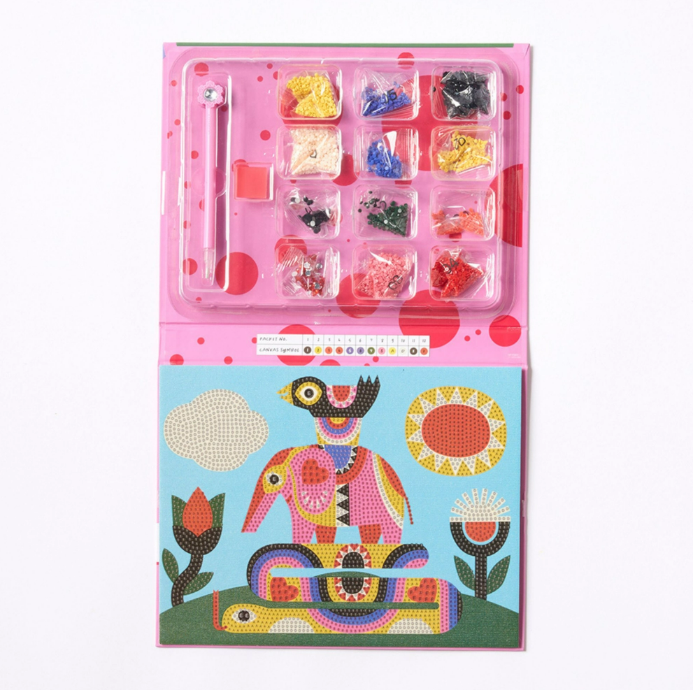 Journey Of Something Kids Sparkle Art Kit - Pyramid