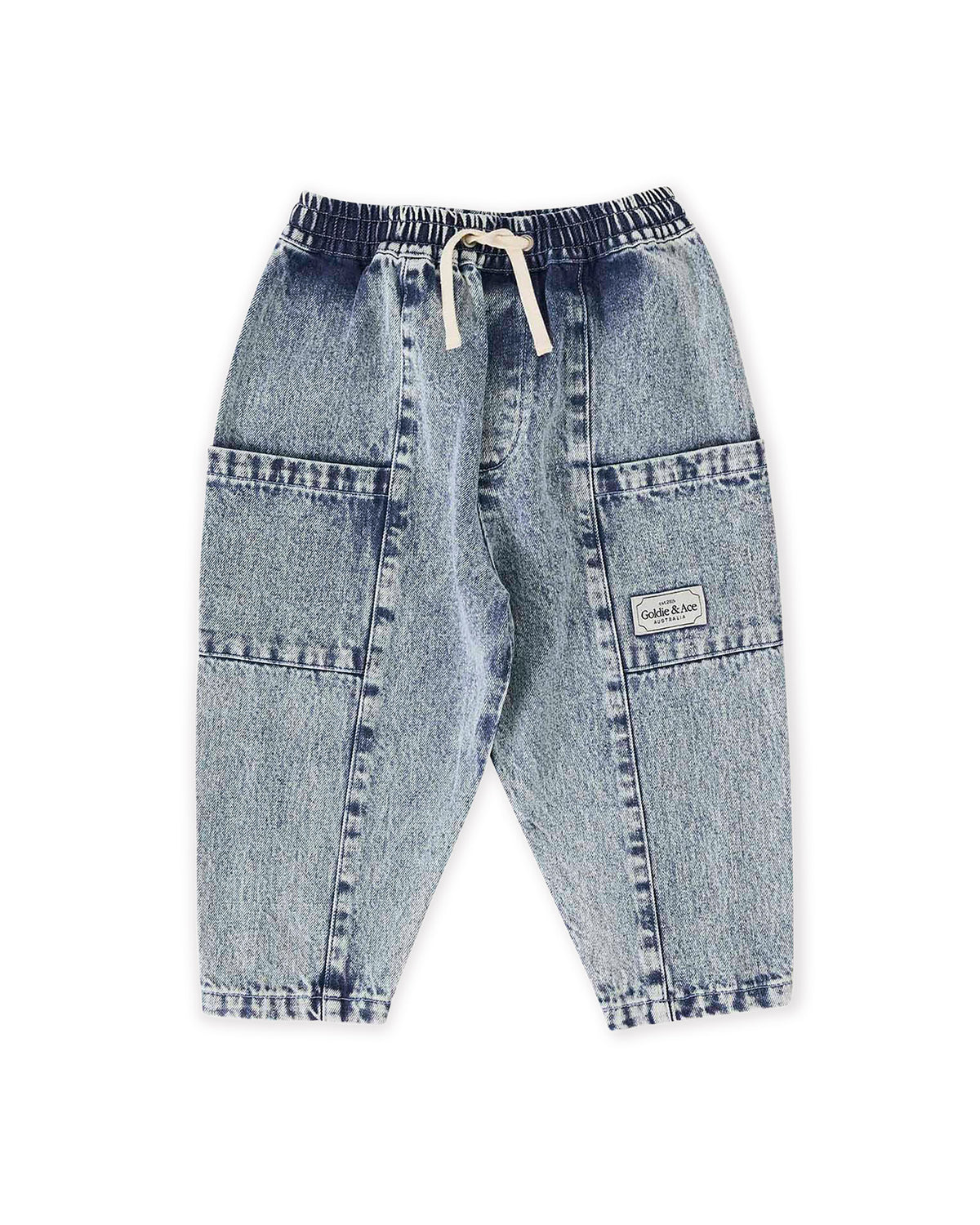 Goldie and Ace KIT DENIM POCKET PANT LIGHT DENIM