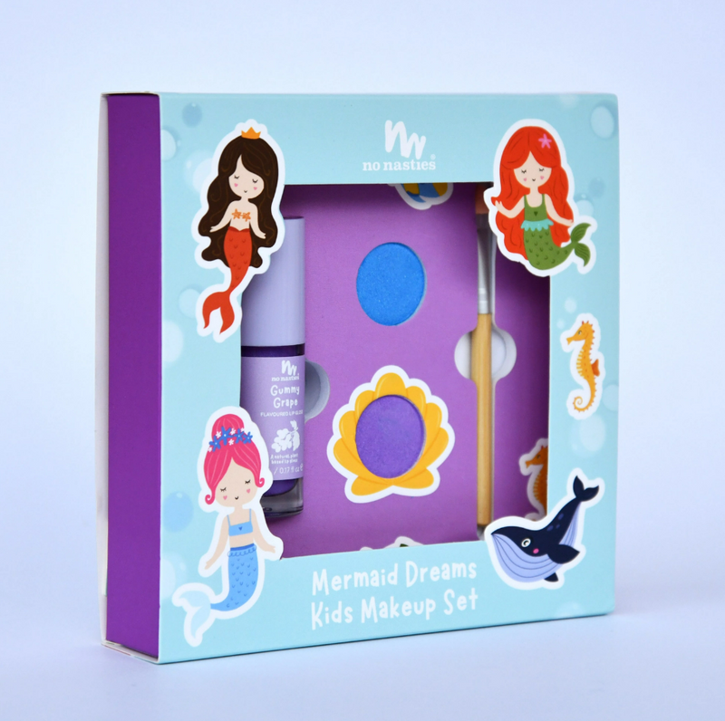 No Nasties Mermaid Dreams Natural Kids Makeup Gift Set - No Nasties Kids