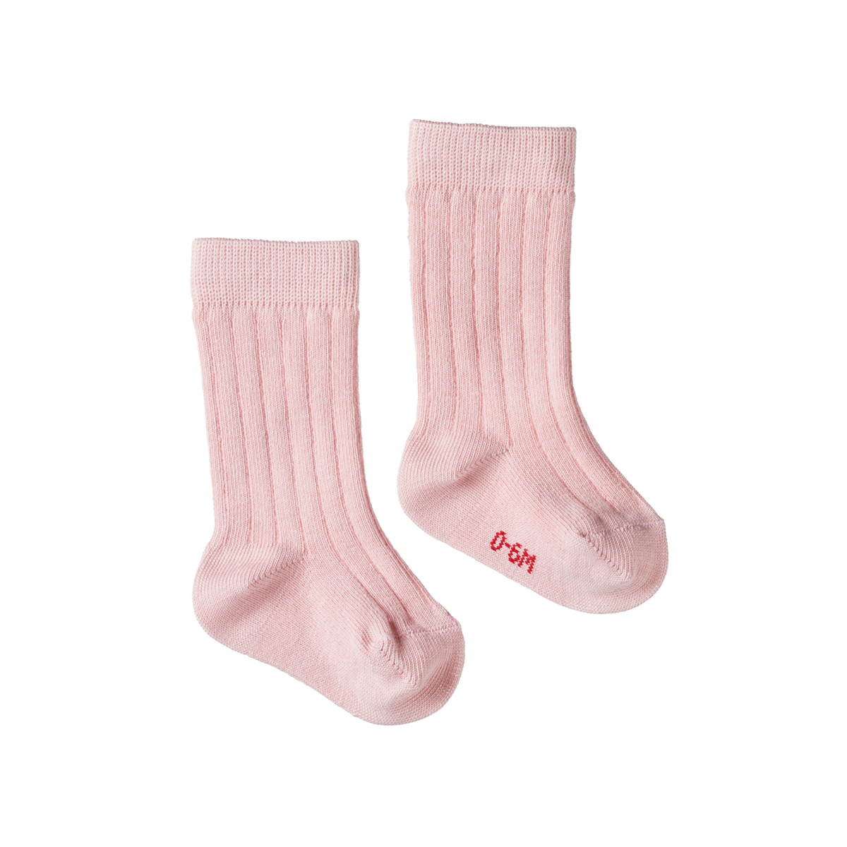 Nature Baby Organic Rib Socks Rose Bud