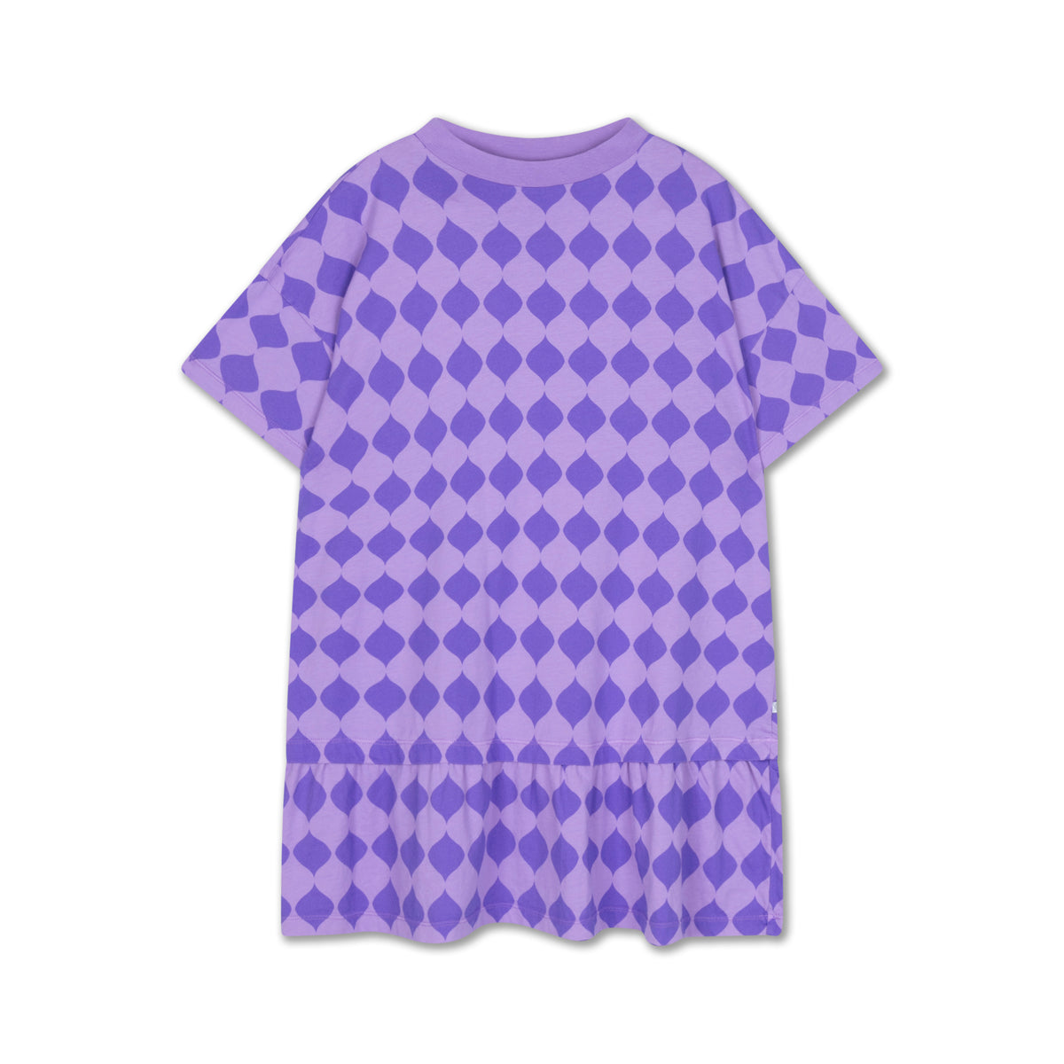 Repose AMS Bottom Hem Ruffle Dress - soft harlequin
