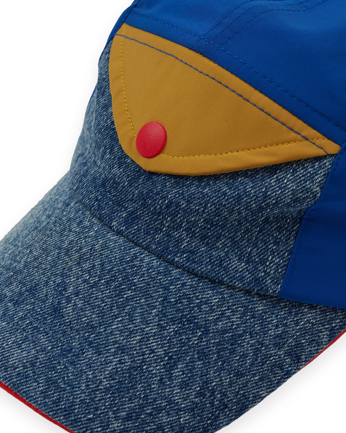 Goldie and Ace COLOUR BLOCK VINTAGE DENIM CAP
