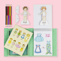 Tiger Tribe Paper Dolls Kit - Vintage