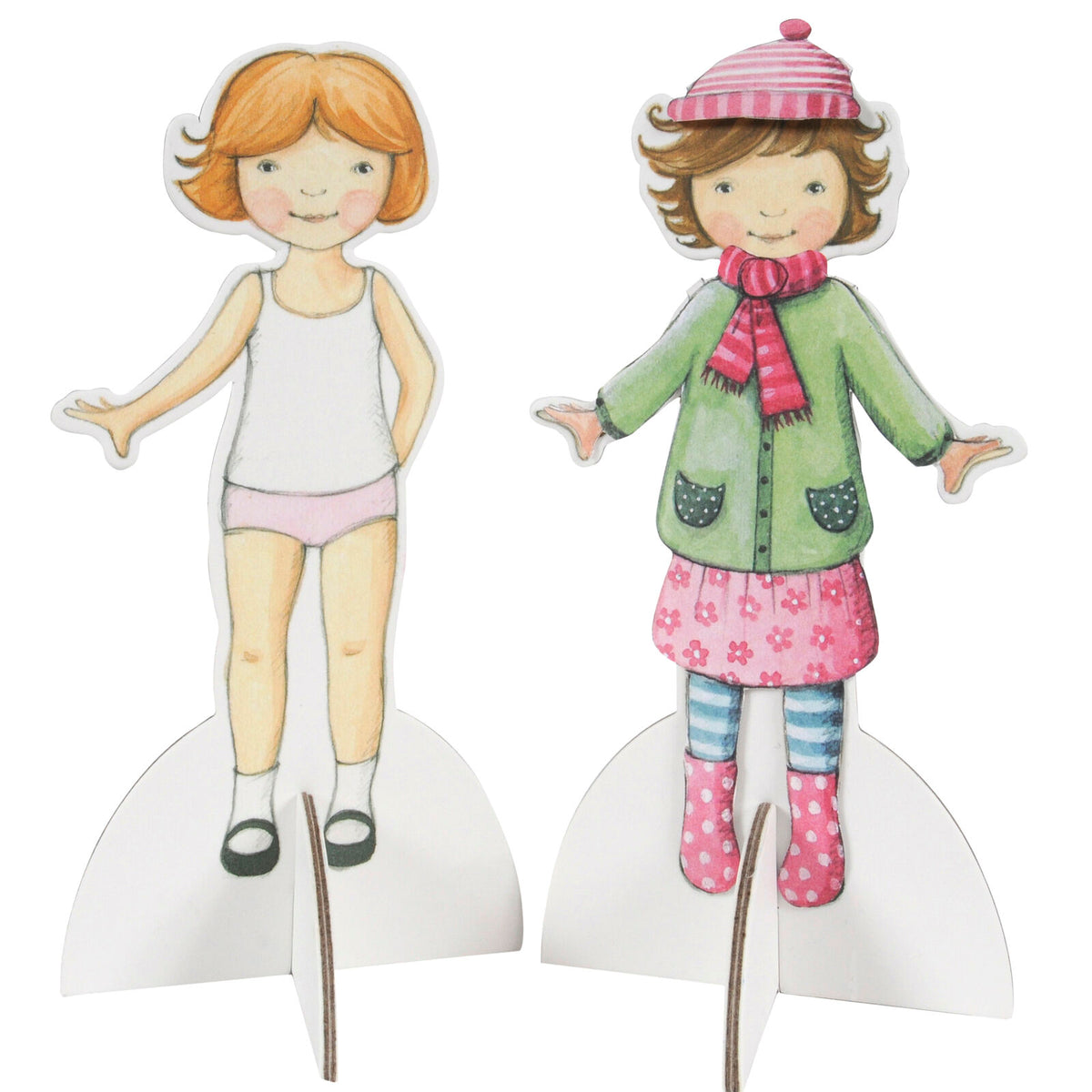 Tiger Tribe Paper Dolls Kit - Vintage