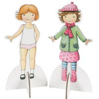 Tiger Tribe Paper Dolls Kit - Vintage