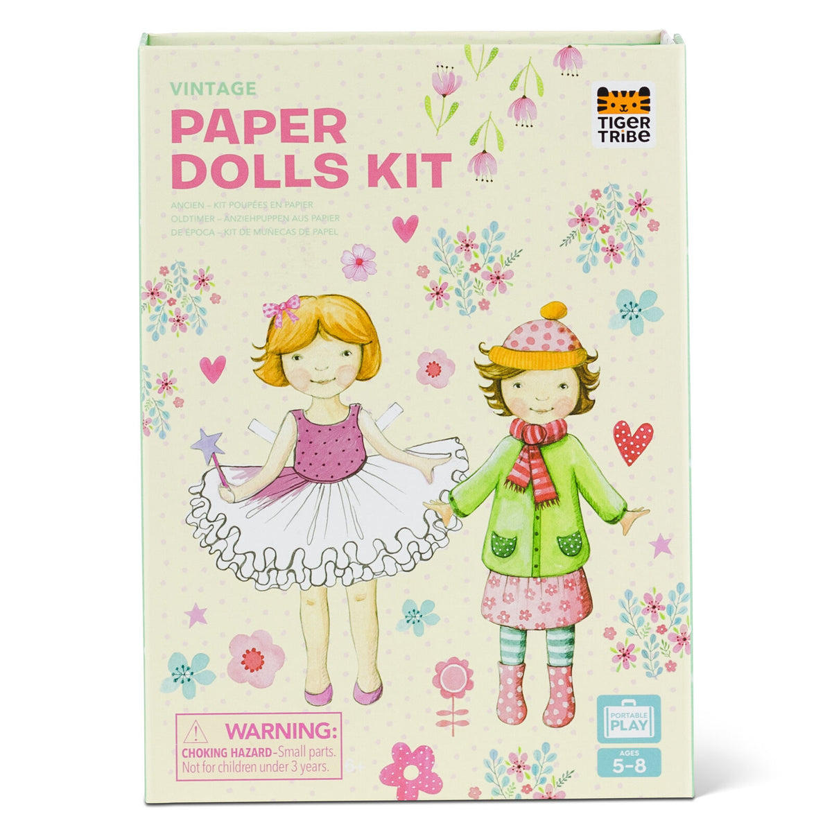 Tiger Tribe Paper Dolls Kit - Vintage