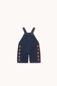 Tiny Cottons MINI MUSHROOMS EMBROIDERED DUNGAREE