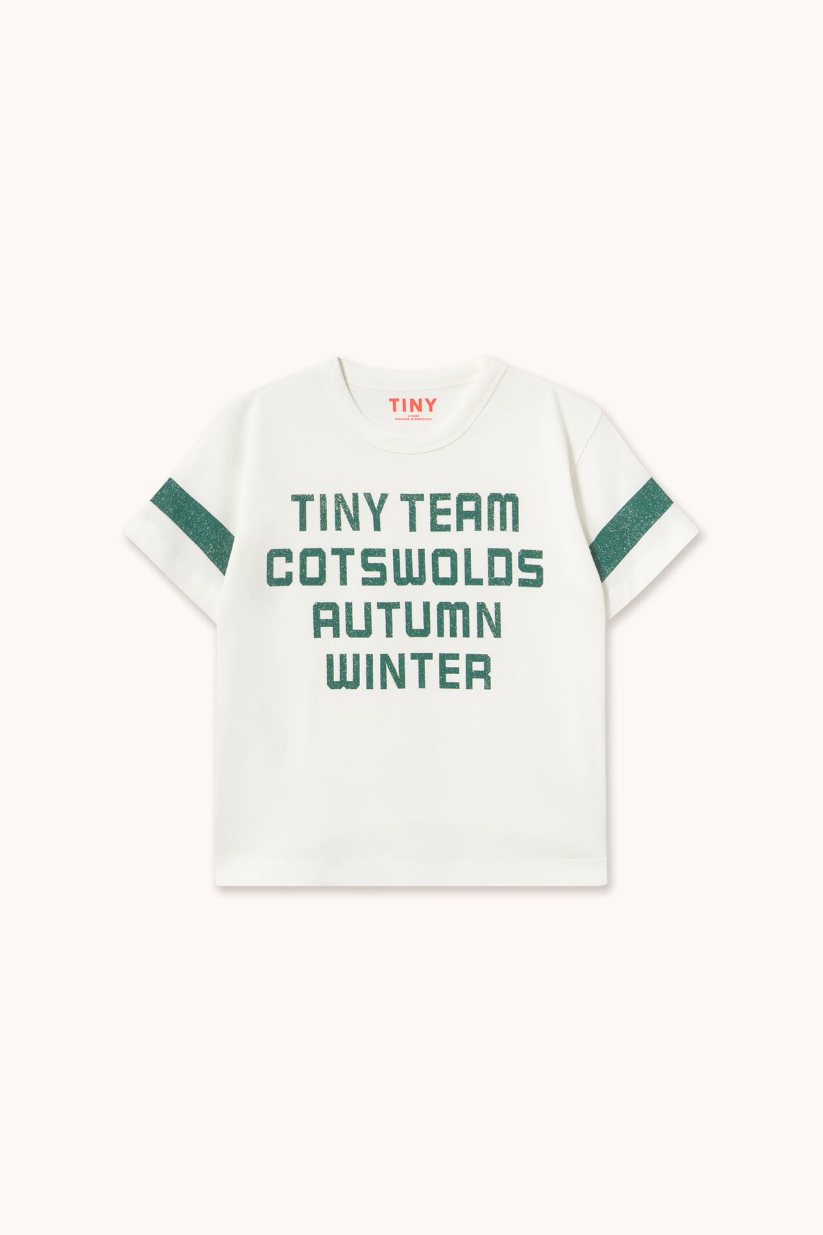 Tiny Cottons TINY TEAM GRAPHIC TEE off-white