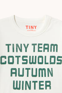Tiny Cottons TINY TEAM GRAPHIC TEE off-white
