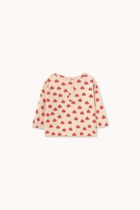 Tiny Cottons MINI MUSHROOMS RIB BABY TEE