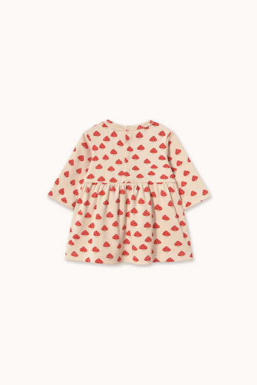 Tiny Cottons MINI MUSHROOMS RIB BABY DRESS