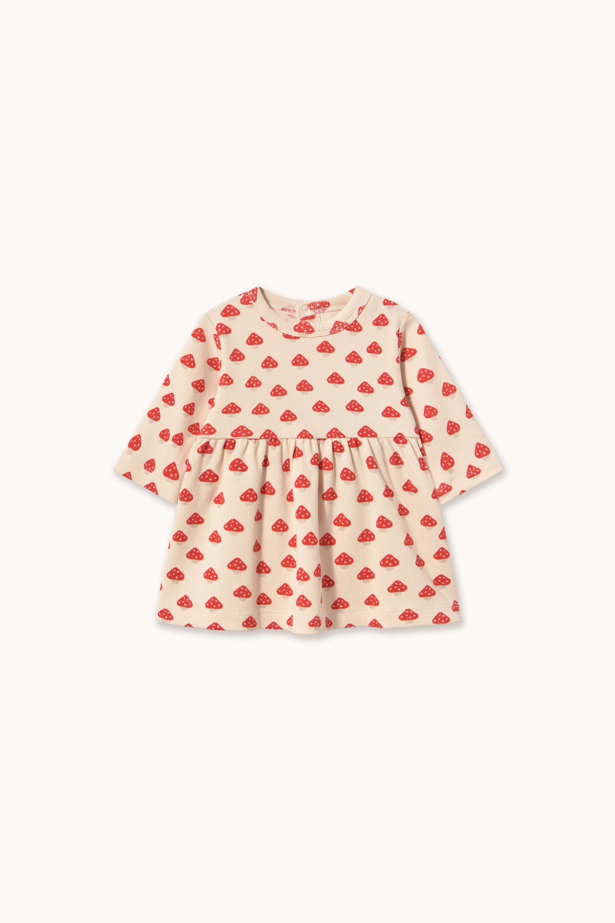 Tiny Cottons MINI MUSHROOMS RIB BABY DRESS