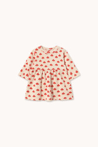 Tiny Cottons MINI MUSHROOMS RIB BABY DRESS