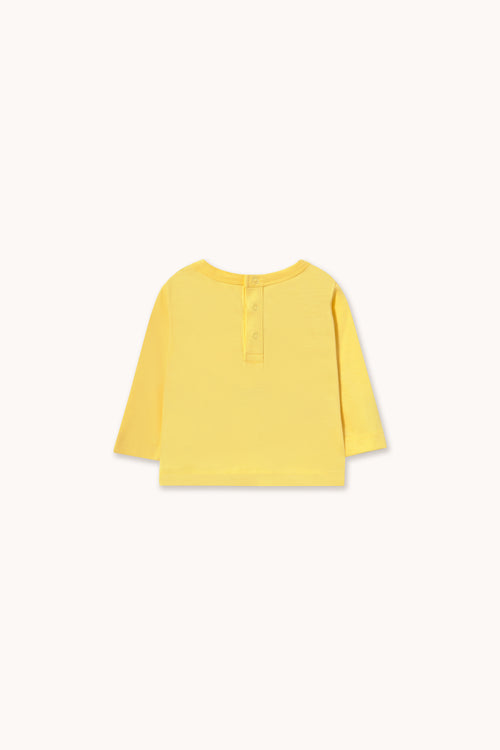 Tiny Cottons BEAR GRAPHIC BABY TEE mellow yellow