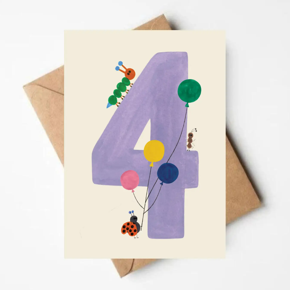 Daria Solak 4 Age Greeting Card