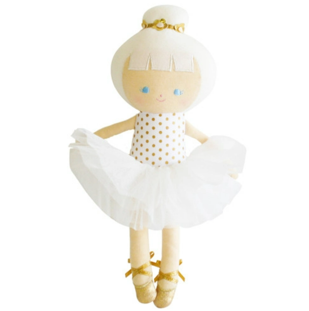 Alimrose Baby Ballerina Doll Gold Spot