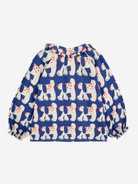 Bobo Choses Fairy Dog all over ranglan sleeve  woven blouse