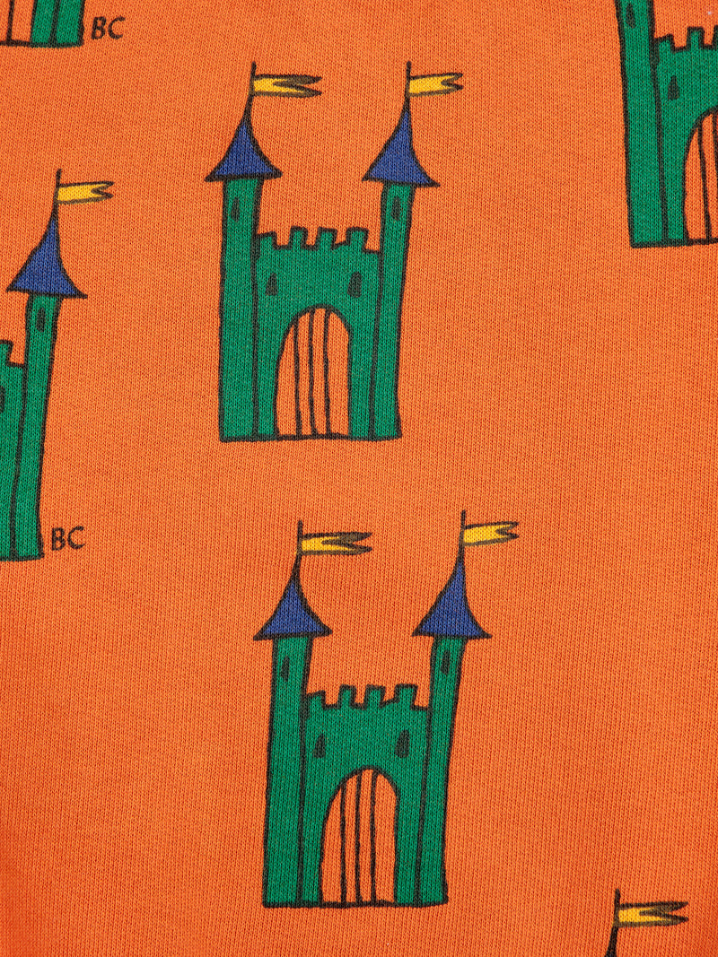 Bobo Choses Faraway Castle all over sweatshirt Orange