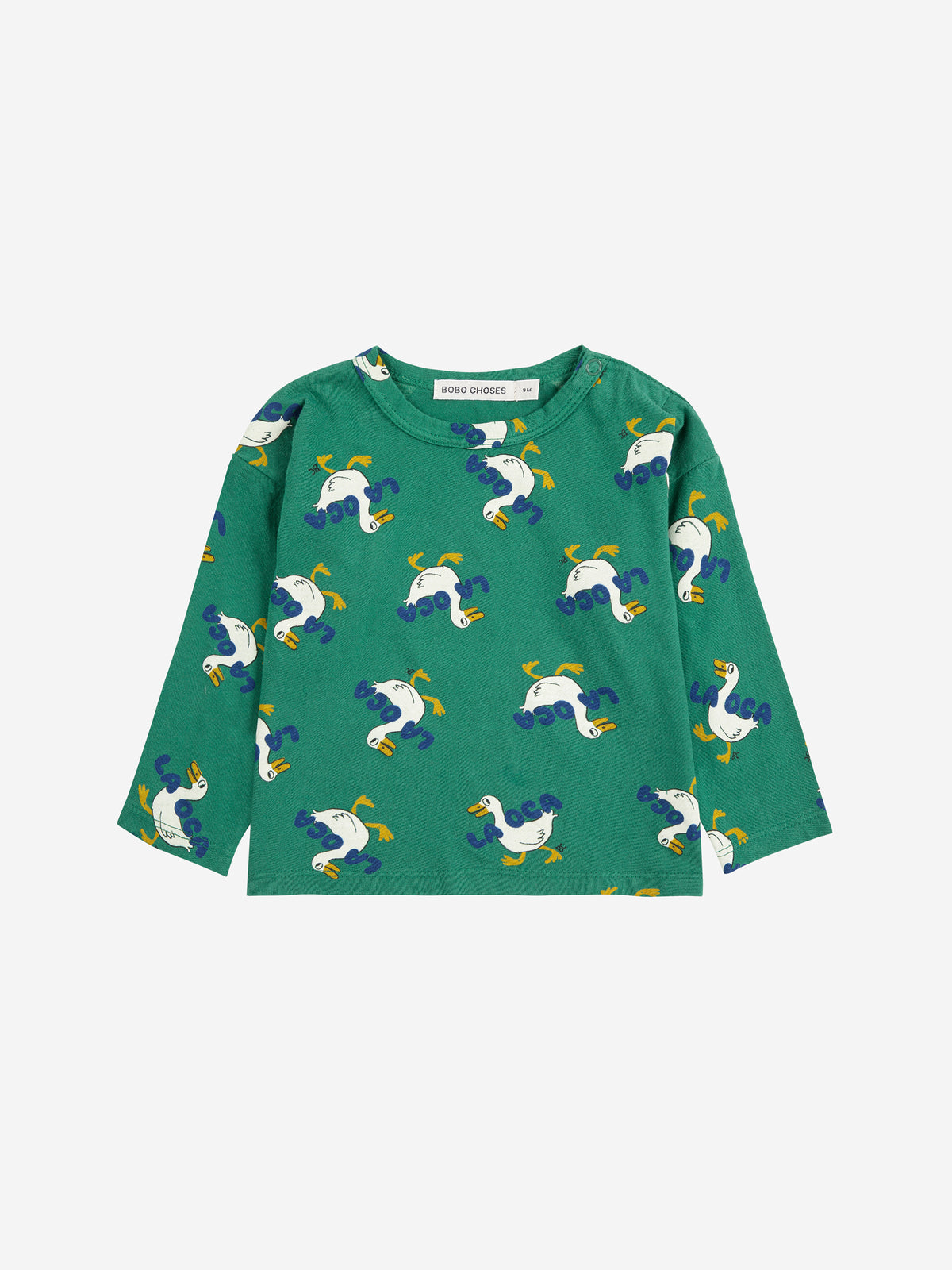 Bobo Choses La Oca all over T-shirt Green