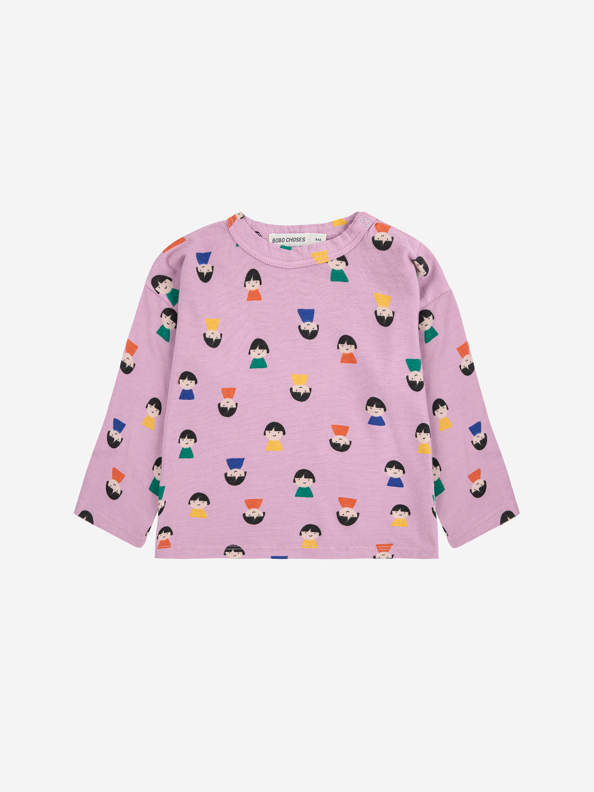 Bobo Choses Game Pawns all over T-shirt Lavender