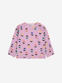 Bobo Choses Game Pawns all over T-shirt Lavender