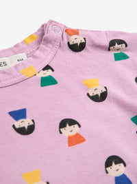 Bobo Choses Game Pawns all over T-shirt Lavender