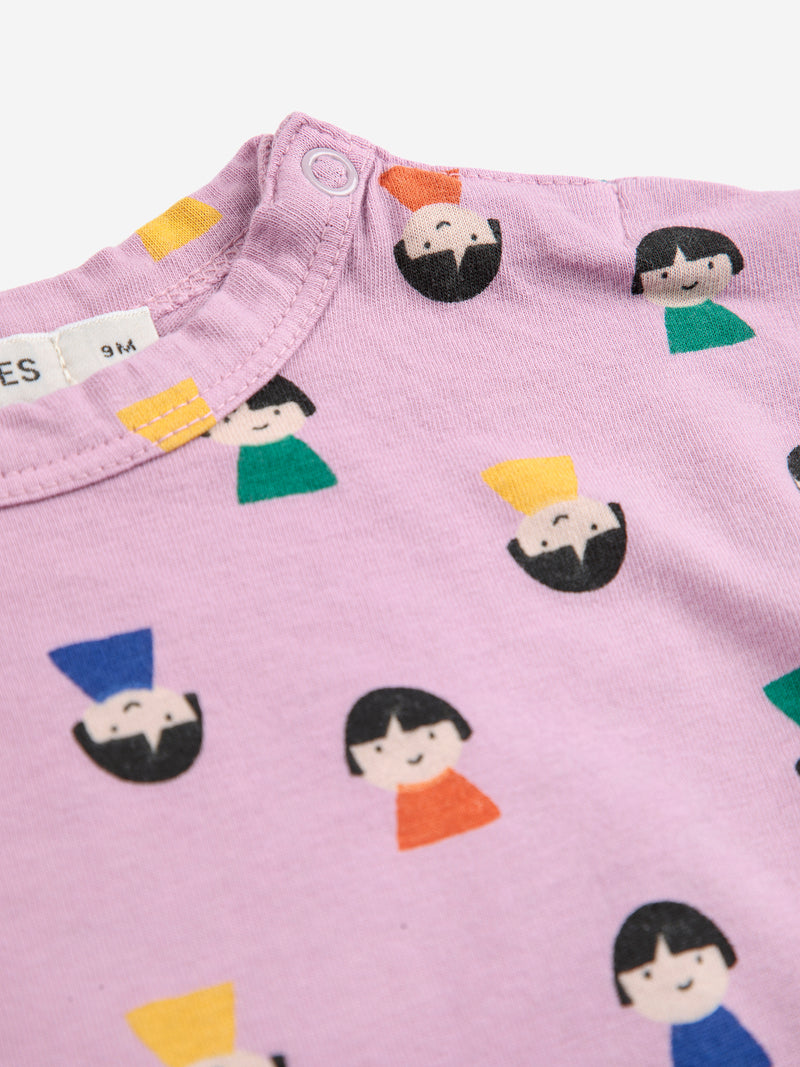 Bobo Choses Game Pawns all over T-shirt Lavender