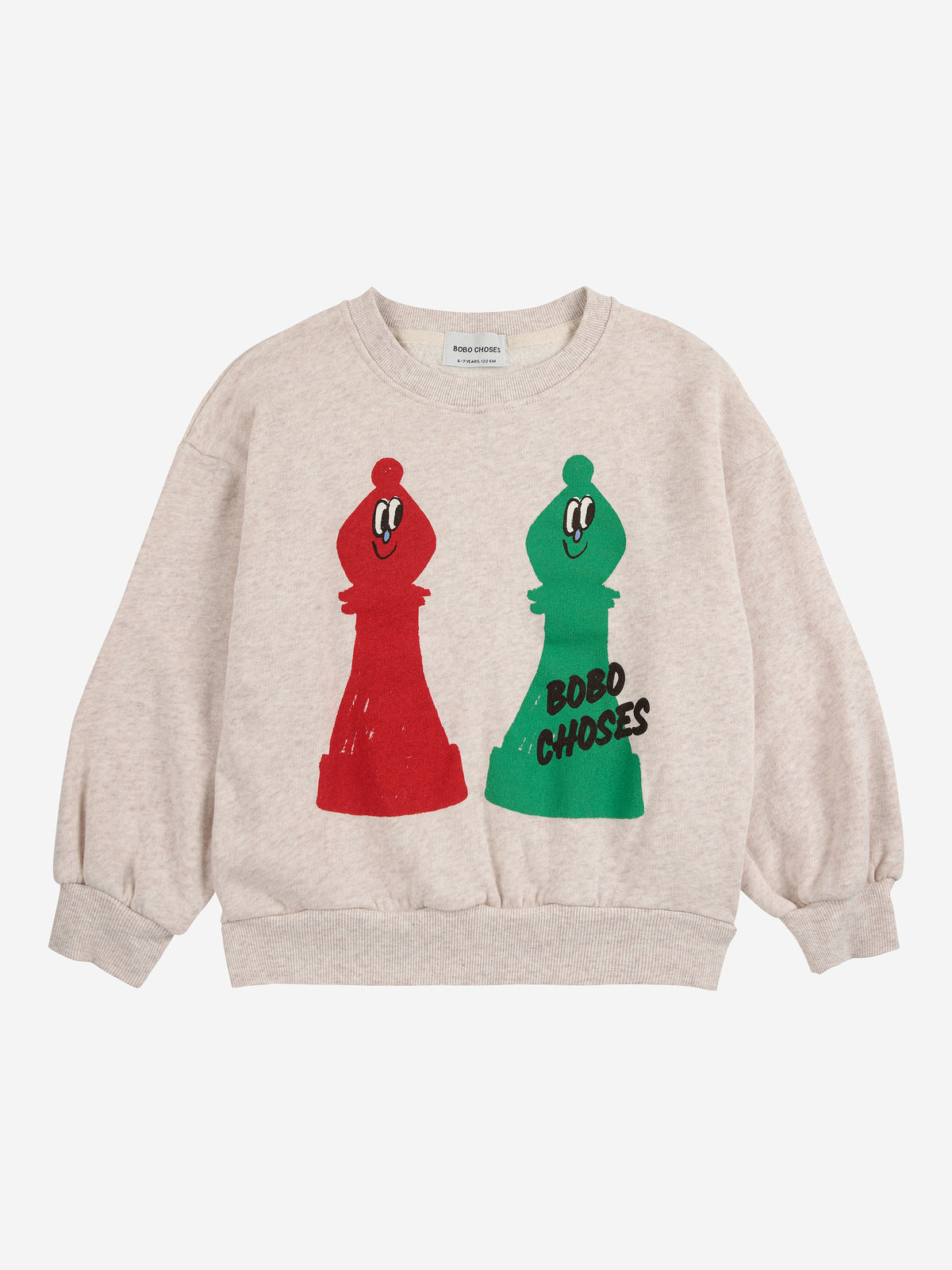 Bobo Choses Checkmate Sweatshirt Off White