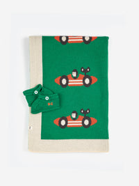 Bobo Choses Race Car knitted gift set