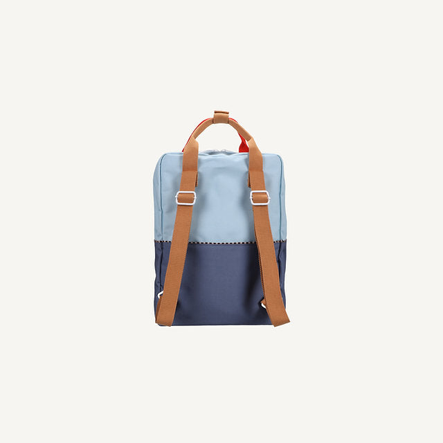 Sticky Lemon Backpack large zissou blue + blue whale