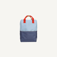 Sticky Lemon Backpack large zissou blue + blue whale
