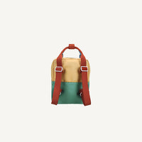 Sticky Lemon Backpack small- sandy yellow + aquatic green