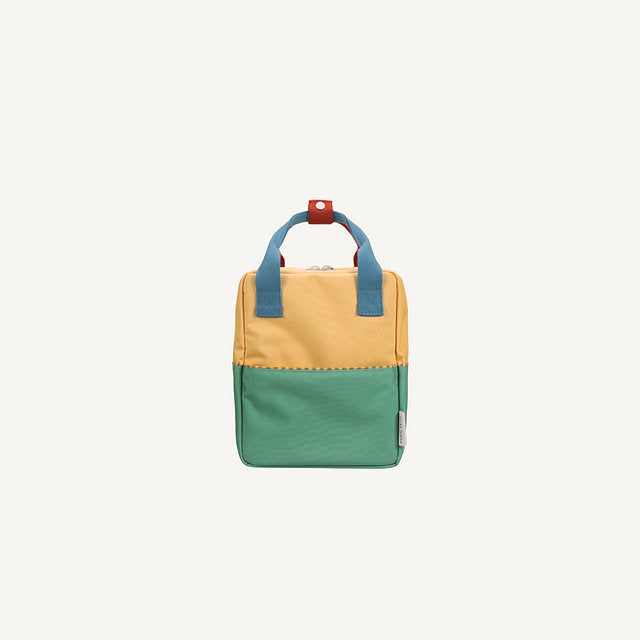Sticky Lemon Backpack small- sandy yellow + aquatic green