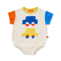Halcyon Nights Beep Beep Cotton Bodysuit