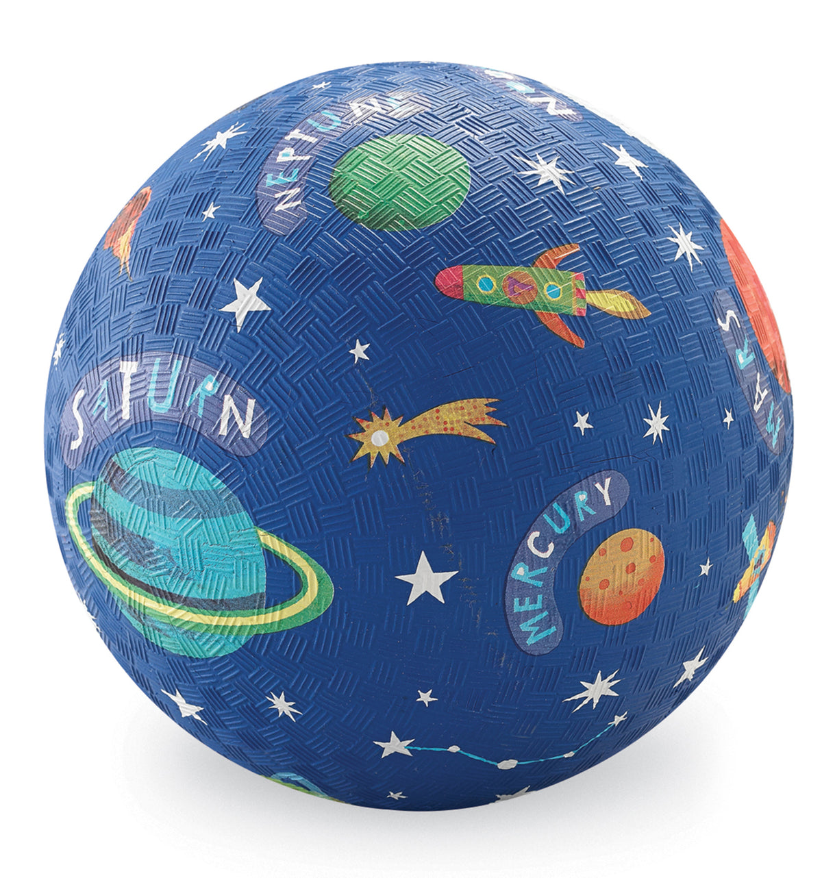 Crocodile Creek 7 Inch Playground Ball - Solar System (Blue)
