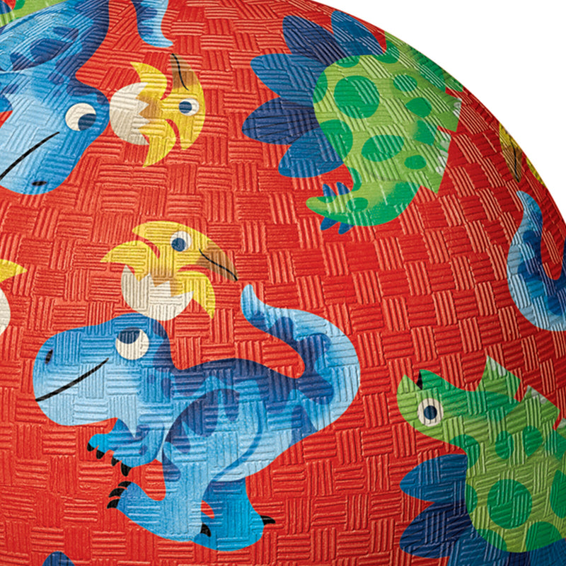 Crocodile Creek 7 Inch Playground Ball - Dino Friends (Red)